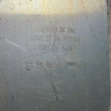 道路看板　【EAST】　ロードサイン　実物標識　小