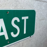 道路看板　【EAST】　ロードサイン　実物標識　小
