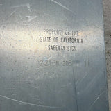 道路看板　【EAST】　ロードサイン　実物標識　中