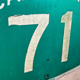 道路標識　【CALIFORNIA　71 】　ロードサイン　ヴィンテージ看板