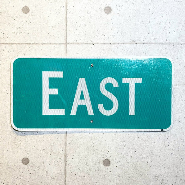 道路看板　【EAST】　ロードサイン　実物標識　中