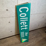 道路看板　【Collett Ave 11000】　ロードサイン　実物標識