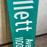 道路看板　【Collett Ave 11000】　ロードサイン　実物標識