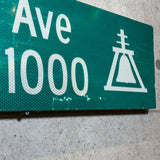 道路看板　【Collett Ave 11000】　ロードサイン　実物標識