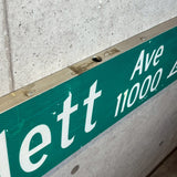 道路看板　【Collett Ave 11000】　ロードサイン　実物標識