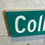 道路看板　【Collett Ave 11000】　ロードサイン　実物標識