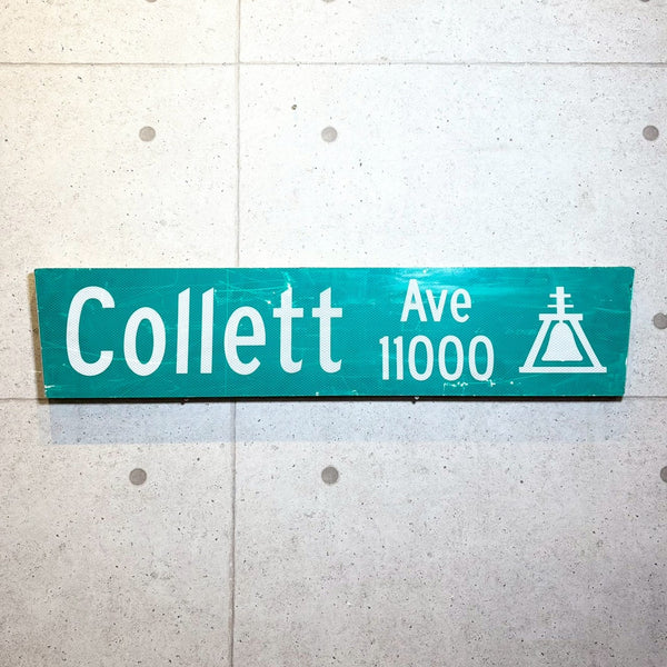 道路看板　【Collett Ave 11000】　ロードサイン　実物標識