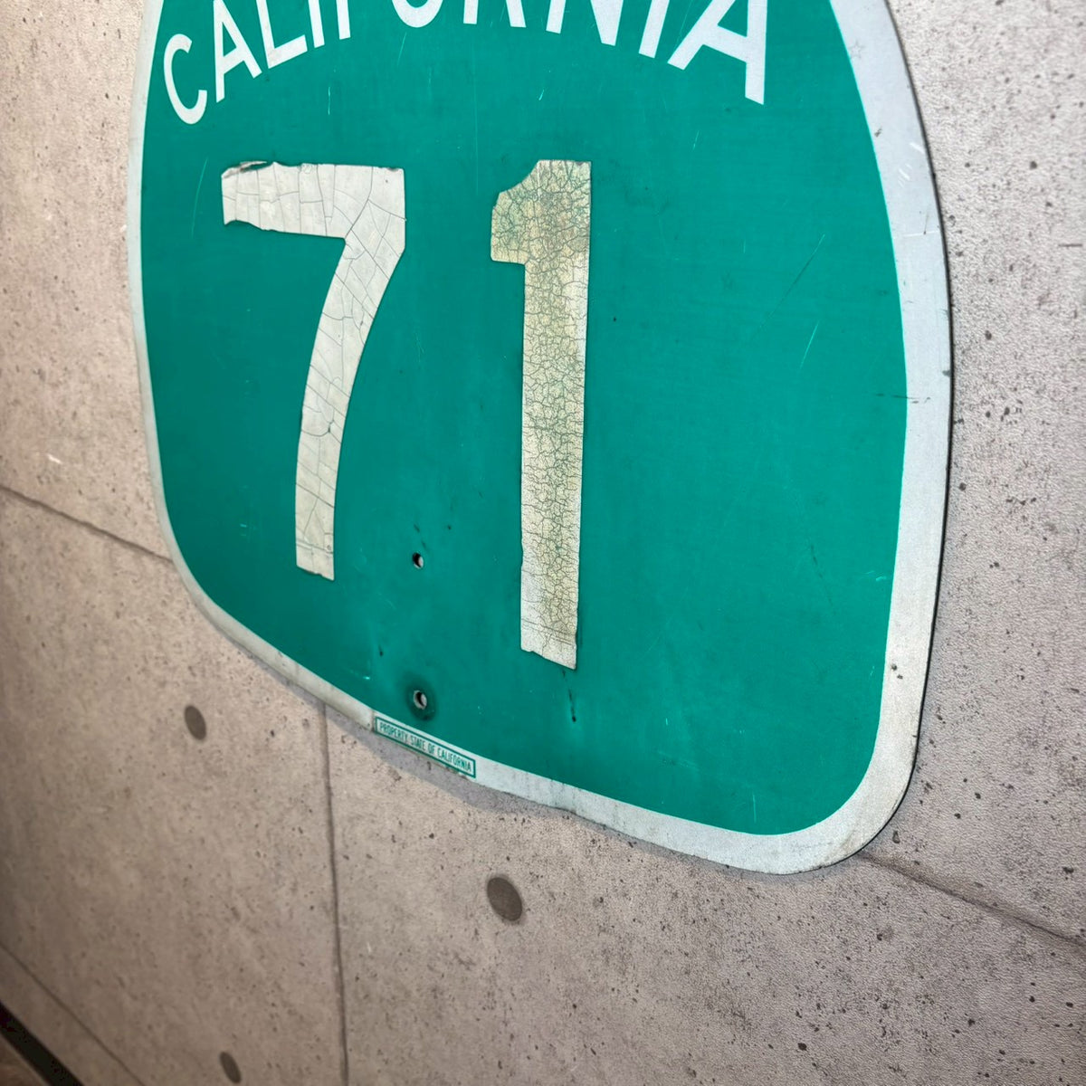 道路標識 【CALIFORNIA 71 】 ロードサイン ヴィンテージ看板 – L.A.DEPO（エルエーデポ）