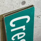 道路看板　【Crest Ave 4900】　ロードサイン　実物標識