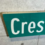 道路看板　【Crest Ave 4900】　ロードサイン　実物標識
