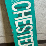 道路看板　【CHESTER AVE 900S】　ロードサイン　実物標識