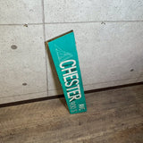 道路看板　【CHESTER AVE 900S】　ロードサイン　実物標識