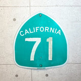 道路標識　【CALIFORNIA　71 】　ロードサイン　ヴィンテージ看板