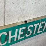 道路看板　【CHESTER AVE 900S】　ロードサイン　実物標識