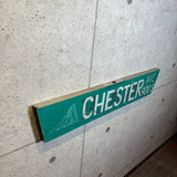 道路看板　【CHESTER AVE 900S】　ロードサイン　実物標識