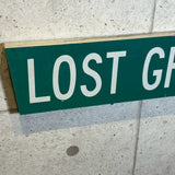 道路看板　【LOST GROVE RD 9400】　ロードサイン　実物標識