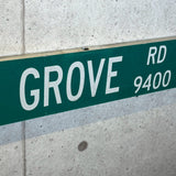 道路看板　【LOST GROVE RD 9400】　ロードサイン　実物標識