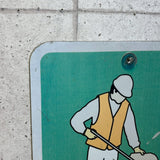 アメリカントラフィックサイン　【ゴミ拾い】　道路看板