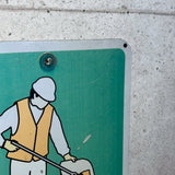 アメリカントラフィックサイン　【ゴミ拾い】　道路看板