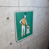 アメリカントラフィックサイン　【ゴミ拾い】　道路看板