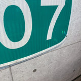 道路標識　【CALIFORNIA　107】　ロードサイン　ヴィンテージ看板