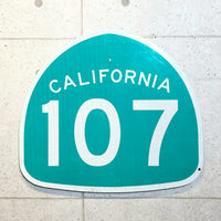 道路標識 【CALIFORNIA 107】 ロードサイン ヴィンテージ看板 – L.A.