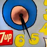 電飾クロック　【7UP（セブンアップ 】　ミッドセンチュリーインテリア　ヴィンテージ時計