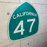 道路標識　【CALIFORNIA　47】　ロードサイン　ヴィンテージ看板