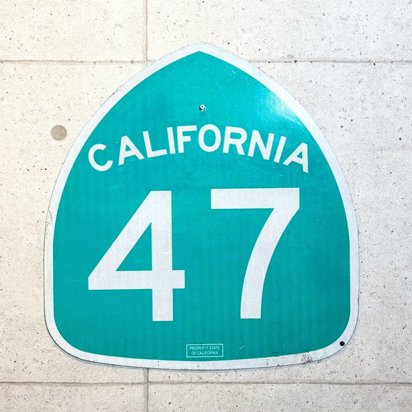 道路標識　【CALIFORNIA　47】　ロードサイン　ヴィンテージ看板