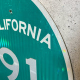 道路標識　【CALIFORNIA　91】　ロードサイン　ヴィンテージ看板