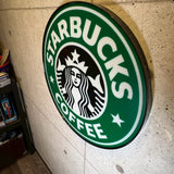 プラスチック看板　【 Starbucks（スターバックス） 】　ウォールサイン