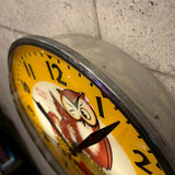 電飾クロック　【 Pennzoil（ペンゾイル） 】　ヴィンテージ時計　復刻版