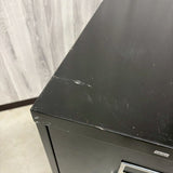 ファイルキャビネット　スチール製　2段キャビネット