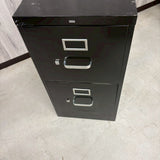 ファイルキャビネット　スチール製　2段キャビネット