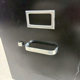 ファイルキャビネット　スチール製　2段キャビネット