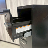 ファイルキャビネット　スチール製　4段キャビネット