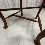 木製チェア　クッション付き　ヴィンテージチェア