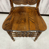 ウィンザーチェア　【H.W. HULL＆SONS】　木製チェア　彫刻　　アメリカ製　1980年