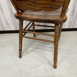 ウィンザーチェア　【H.W. HULL＆SONS】　木製チェア　彫刻　　アメリカ製　1980年