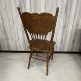 ウィンザーチェア　【H.W. HULL＆SONS】　木製チェア　彫刻　　アメリカ製　1980年