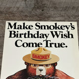 ヴィンテージポスター 【スモーキーベア（Smokey Bear）】　広告ポスター 40周年記念ポスター