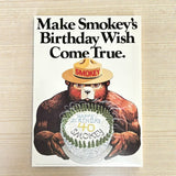 ヴィンテージポスター 【スモーキーベア（Smokey Bear）】　広告ポスター 40周年記念ポスター