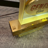 ライトサイン付きクロック　【 Genesee Beer（ジェネシービール）﻿】　ヴィンテージクロック　卓上時計