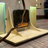 ライトサイン付きクロック　【 Genesee Beer（ジェネシービール）﻿】　ヴィンテージクロック　卓上時計