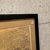 額装ヴィンテージ新聞　【 Daily Republican Eagle（デイリー・リパブリカン・イーグル） 】　1949年発行　ヴィンテージポスター