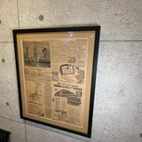 額装ヴィンテージ新聞　【 Daily Republican Eagle（デイリー・リパブリカン・イーグル） 】　1949年発行　ヴィンテージポスター
