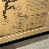 額装ヴィンテージ新聞　【 Minneapolis Morning Tribune(ミネアポリス・モーニング・トリビューン)】　1950年発行　ヴィンテージポスター