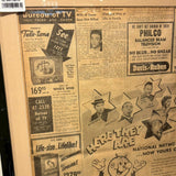 額装ヴィンテージ新聞　【 Minneapolis Morning Tribune(ミネアポリス・モーニング・トリビューン)】　1950年発行　ヴィンテージポスター