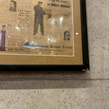 額装ヴィンテージ新聞　【 Minneapolis Sunday Tribune(ミネアポリス・サンデー・トリビューン)】　1949年発行　ヴィンテージポスター