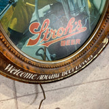 電飾看板　【Stroh's Beer（ストロー・ビール）】　サインライト　